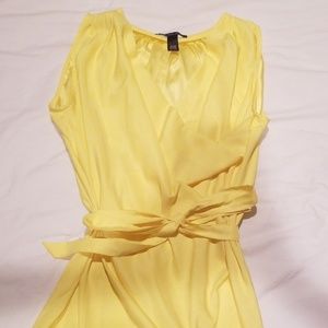 Victoria's Secret faux wrap drape front dress